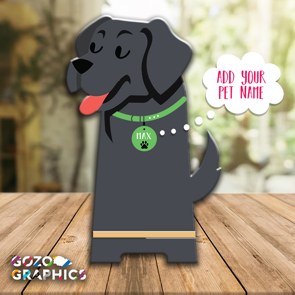 Labrador-shaped phone stand - Image 3