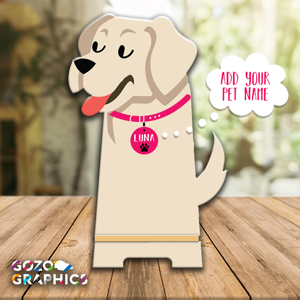Labrador-shaped phone stand - Image 2