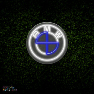 BMW logo LED Neon Light 50cm wide