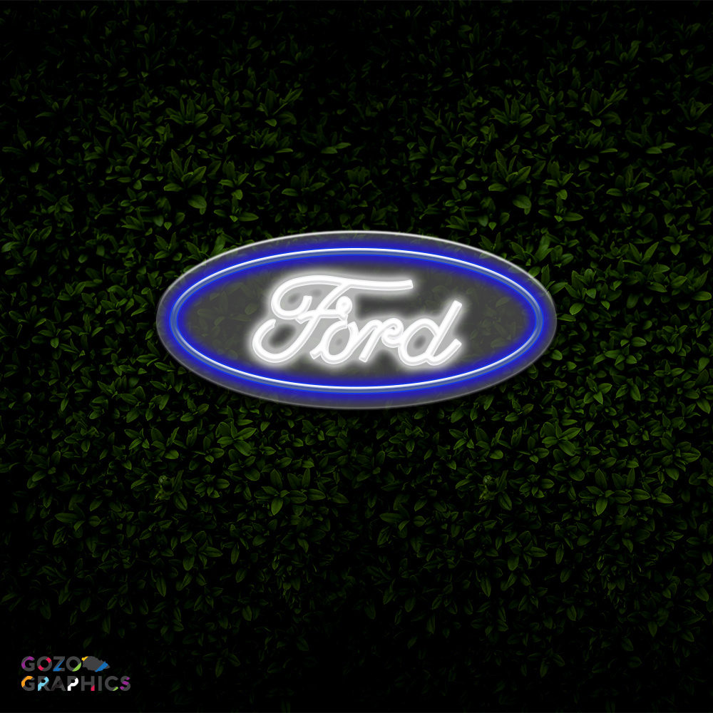Ford logo LED Neon Light 50cm wide