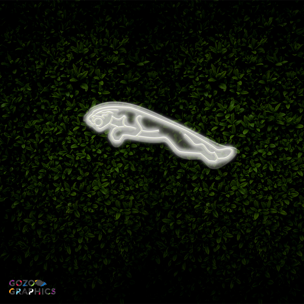 Jaguar logo LED Neon Light 60cm wide