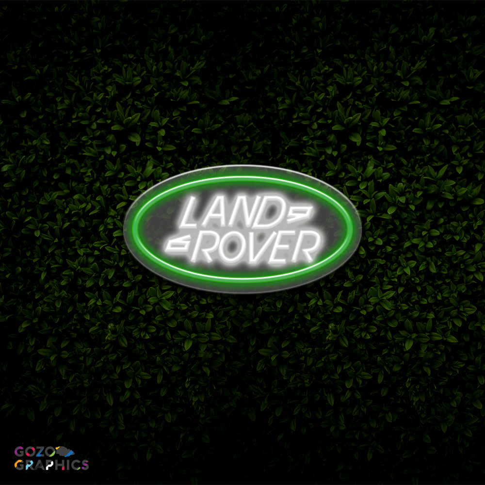 Land Rover logo LED Neon Light 50cm wide