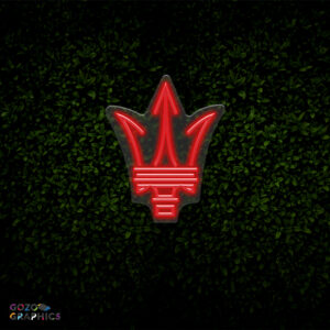 Maserati logo LED Neon Light 50cm high