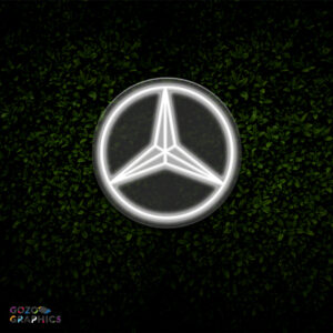 Mercedes logo LED Neon Light 50cm wide