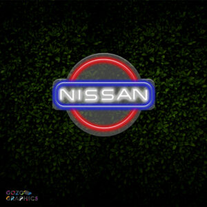 Nissan logo LED Neon Light 50cm wide