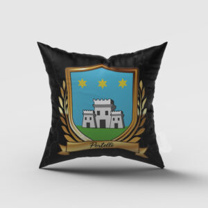 Portelli Surname Shield Cushion