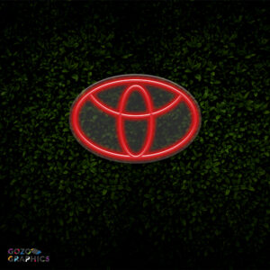 Toyota logo LED Neon Light 50cm wide