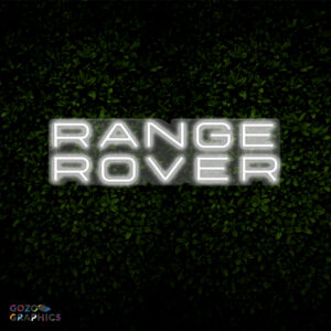 Range Rover logo LED Neon Light 50cm wide