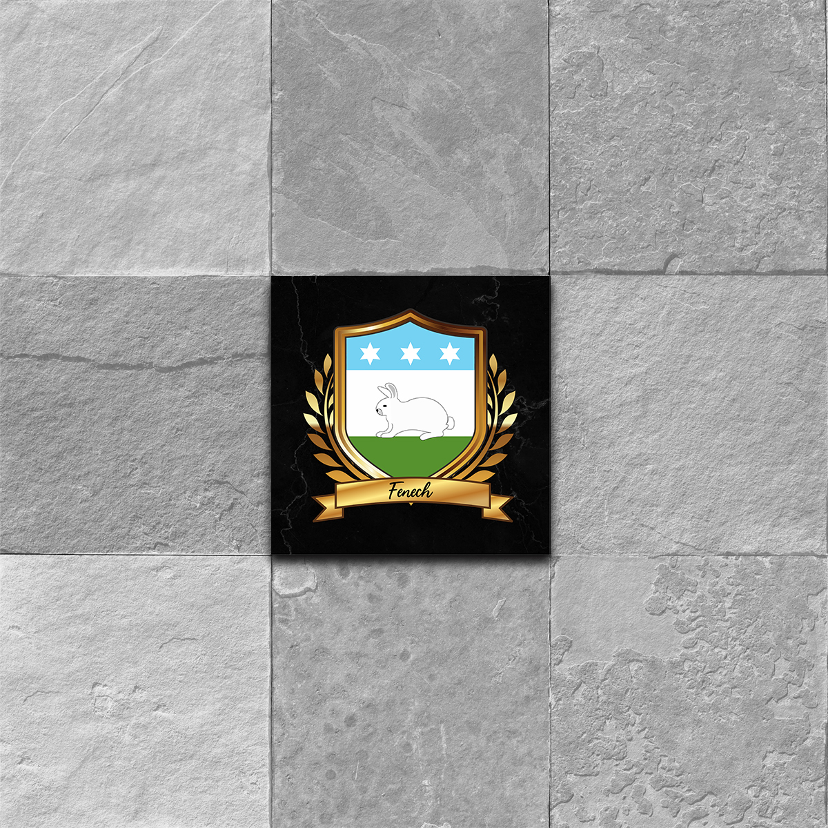 Fenech Coat of Arms Ceramic Tile