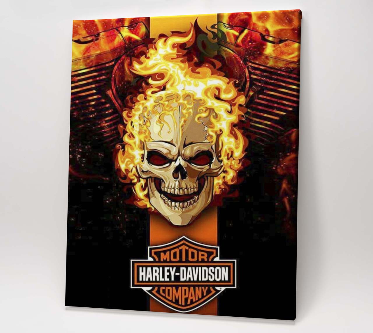 Harley Davidson - Fire Skull - Image 2