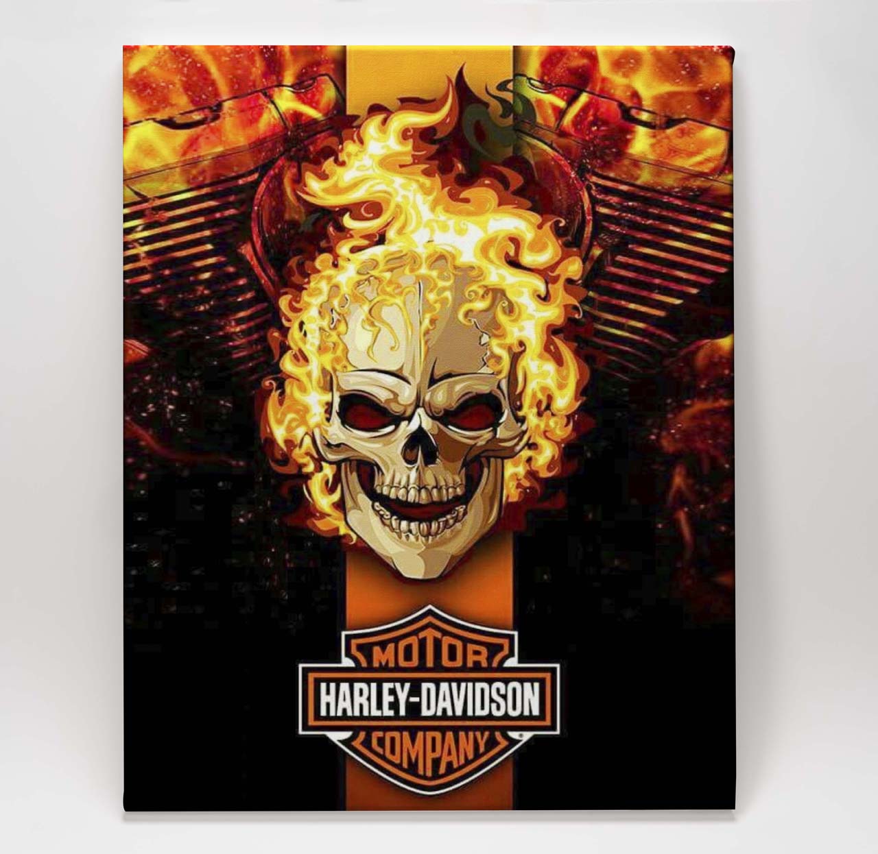 Harley Davidson - Fire Skull