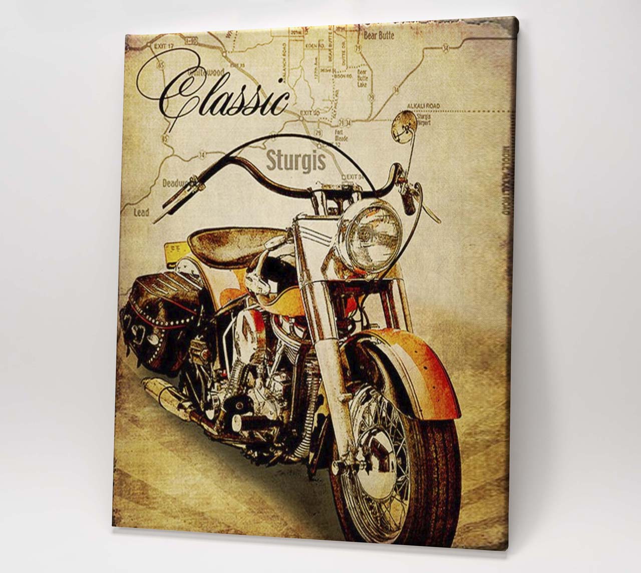 Harley Davidson Painting - Image 2