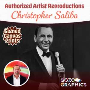 Frank Sinatra | Christopher Saliba | 90x75cm Signed Canvas Print