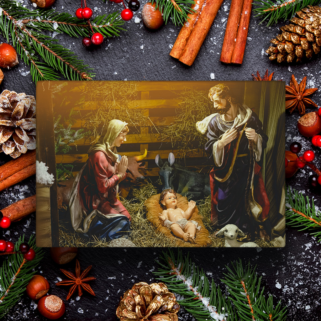 Nativity Scene - Presepju | Canvas or Banner