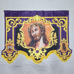 Crowned Jesus - Purple | Banner