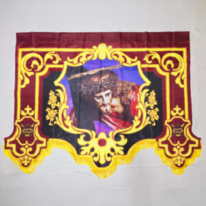 Crowned Jesus - Red | Banner
