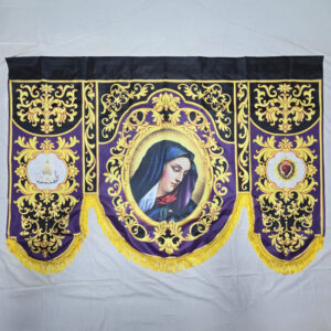 Holy Mary - Wide - Purple | Banner