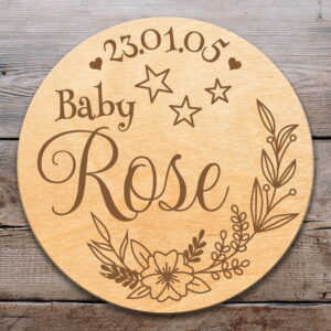Twinkle Baby - Personalized Wooden Engraving